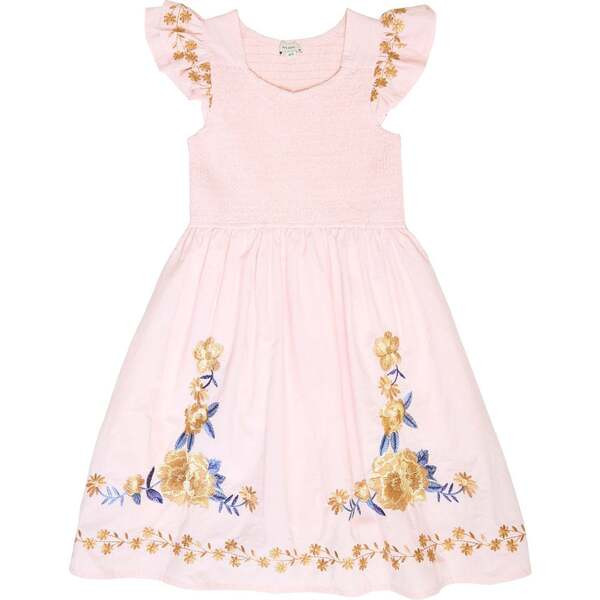 Mini Hattie Dress in Embroidered Spring Floral | Maisonette