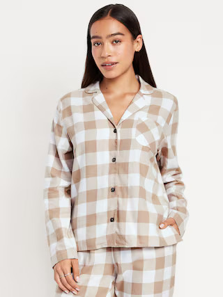 Flannel Pajama Shirt | Old Navy (US)