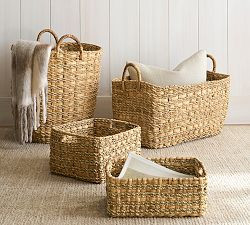 Tote Basket - 20.75"W x 24.75"H | Pottery Barn (US)