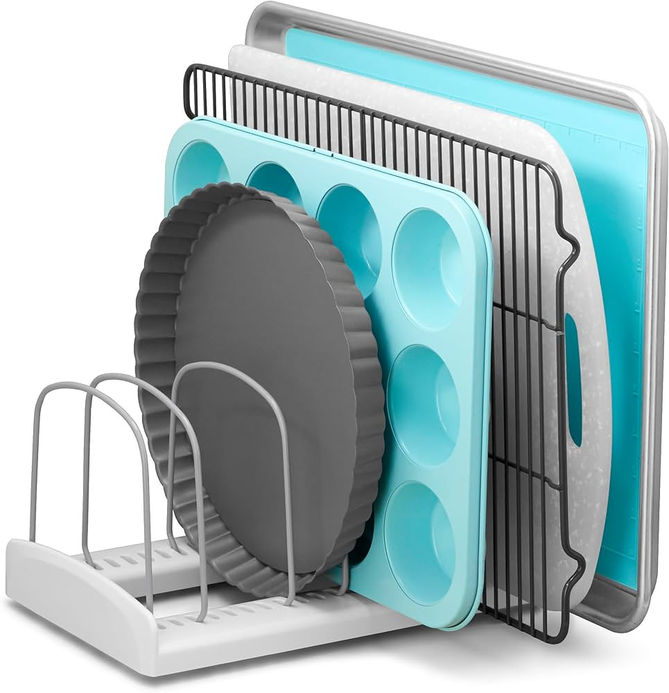 YouCopia StoreMore Adjustable Bakeware Rack, Cookie Sheet Baking Pan and Tray Organizer for Kitch... | Amazon (US)