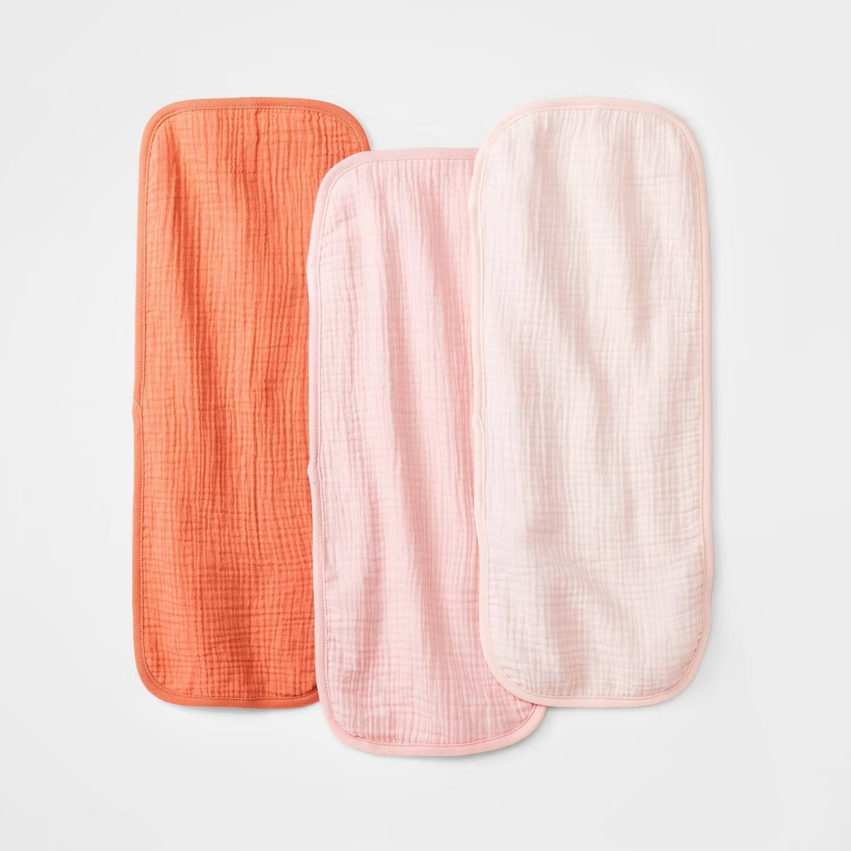 Baby 3pk Basic Muslin Burp Cloth - Cloud Island™ | Target