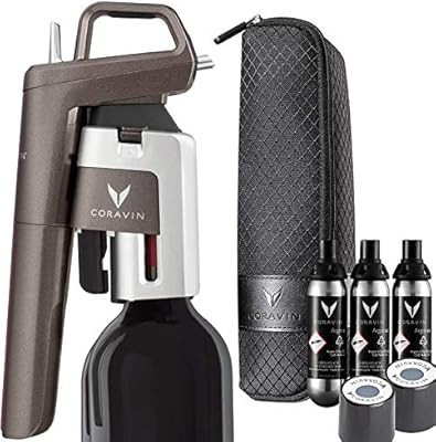 Coravin Model Six Advanced Wine Bottle Opener and Preservation System, Mica | Amazon (US)