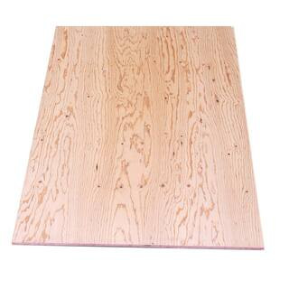 15/32 in. x 4 ft. x 8 ft Sheathing Plywood (Structural 1) (Actual: 0.438 in. x 48 in. x 96 in.) 6... | The Home Depot