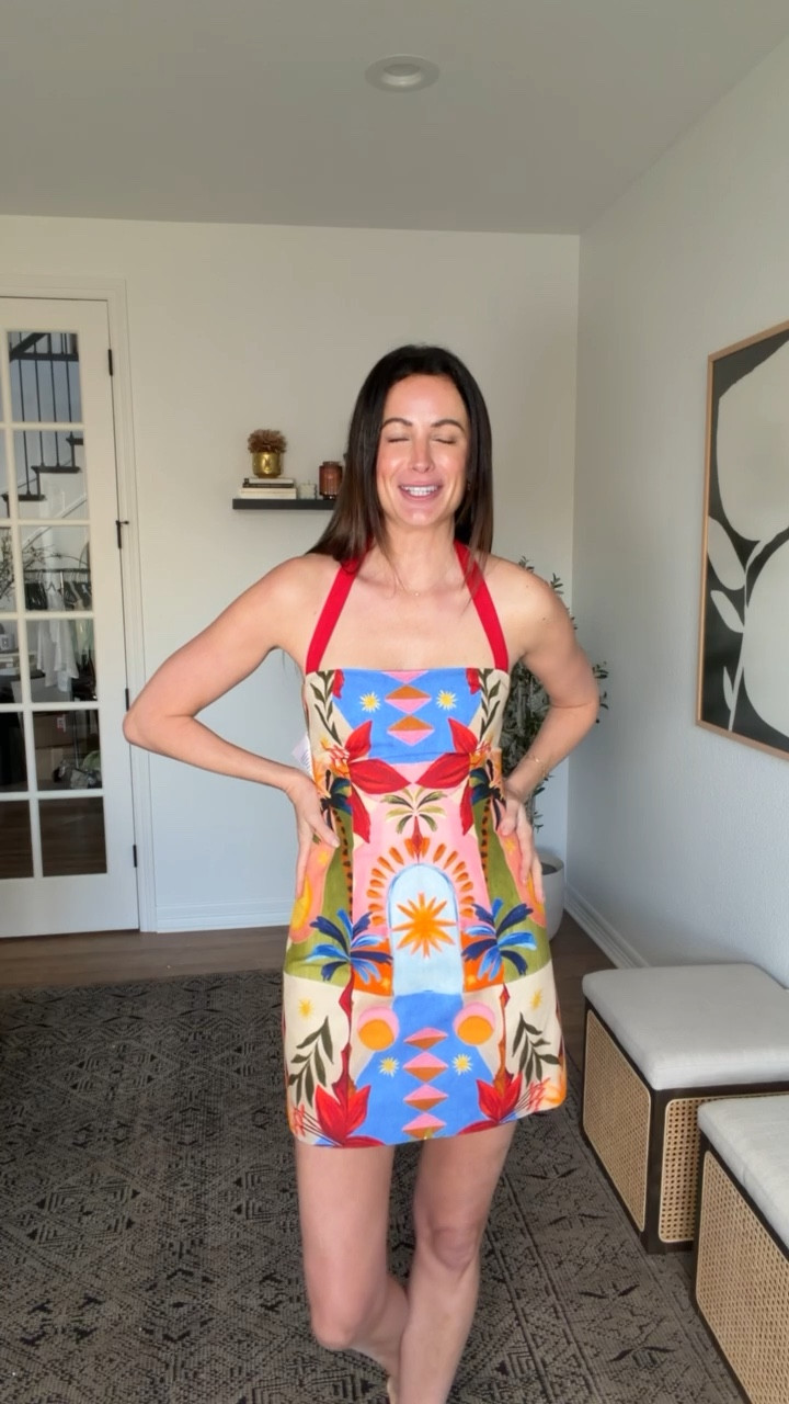 This is the cutest linen mini dress! I am wearing a size 4! I am definitely taking this on our beach trip! 

#LTKTall #LTKgrwm #LTKootd