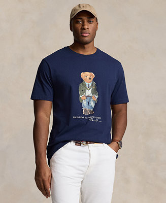 Men's Big & Tall  Polo Bear Jersey T-Shirt | Macy's