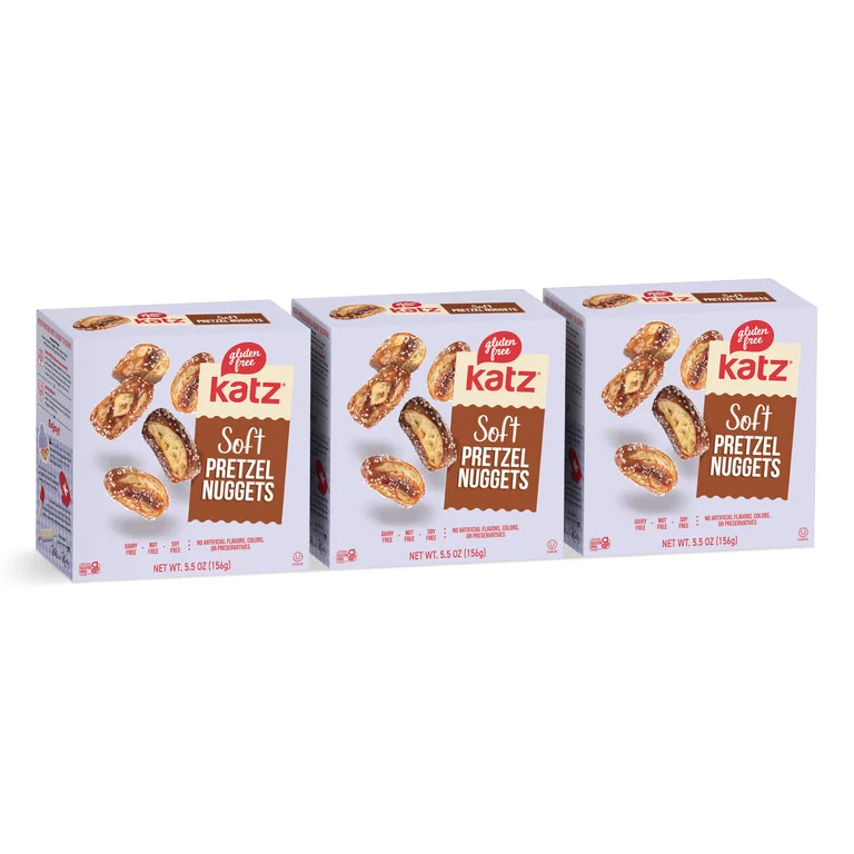 Katz Gluten Free Soft Pretzel Nuggets |Gluten Free, Dairy Free, Nut Free, Soy Free, Kosher | (3 P... | Walmart (US)