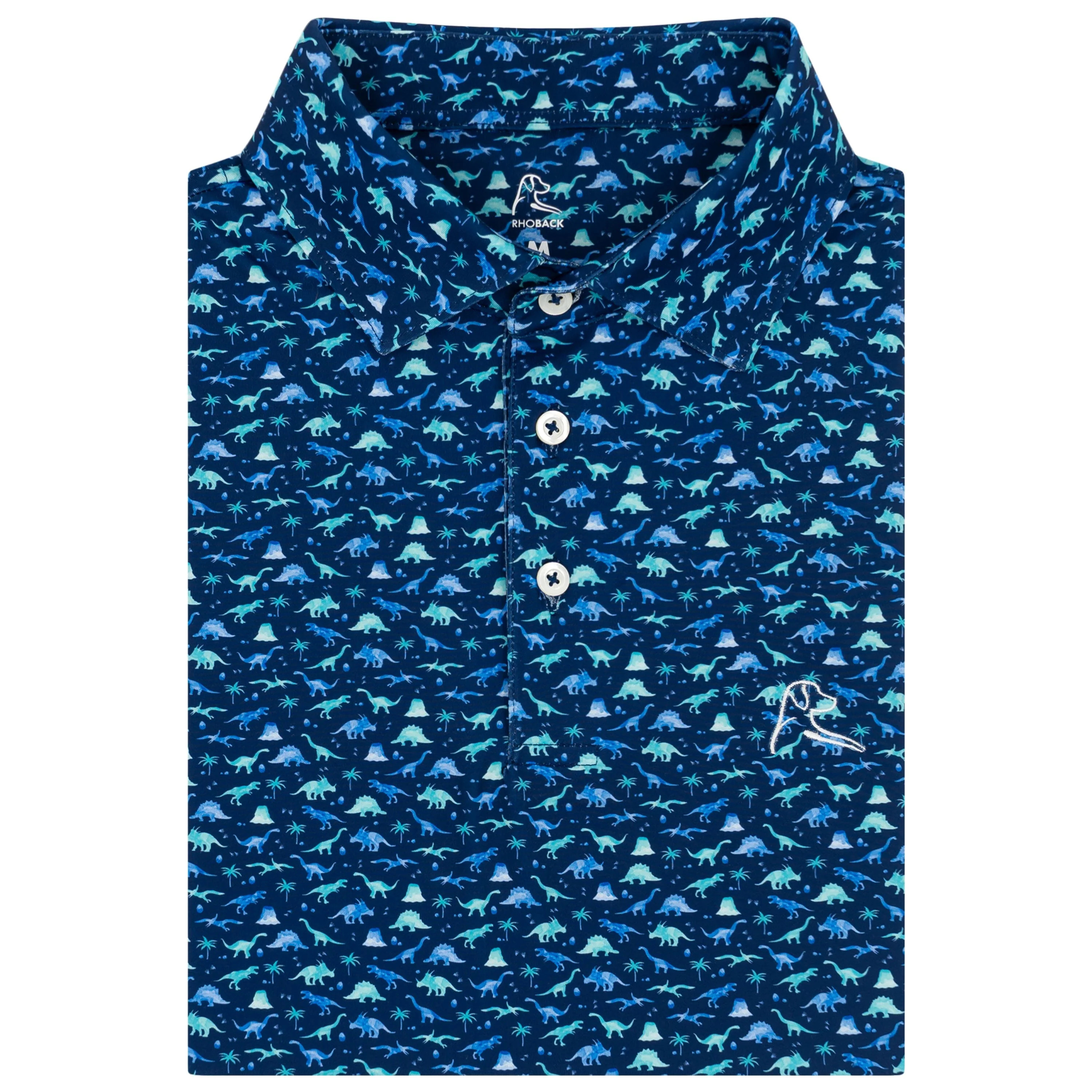 The Jurassic Performance Polo - Admiral Navy | Rhoback | RHOBACK