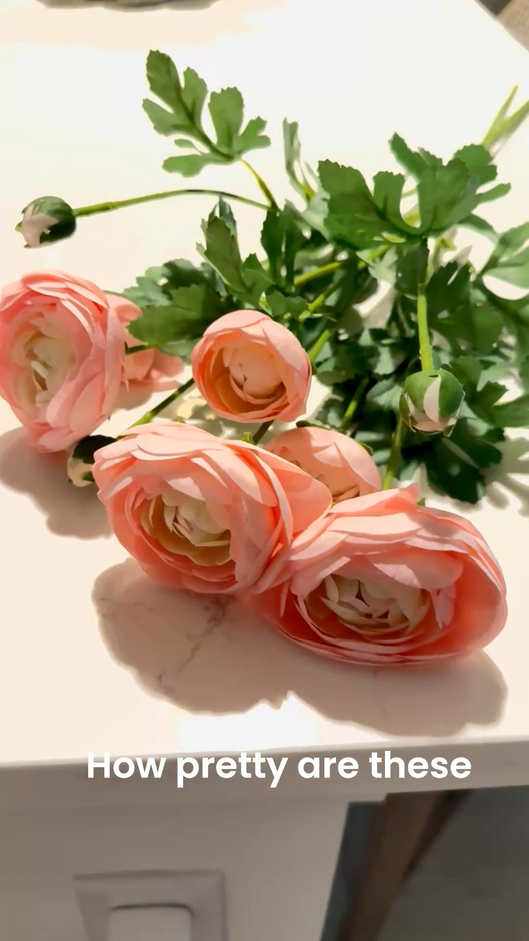 A simple way to add a touch of spring is with these beautiful ranunculus faux flowers.  They are absolutely beautiful and look realistic.  Great for adding to a fresh arrangement, that’s right you can totally do that with these.  Easy to cut down if you want.  Definitely going to get more 

#LTKootd #LTKU #LTKHome