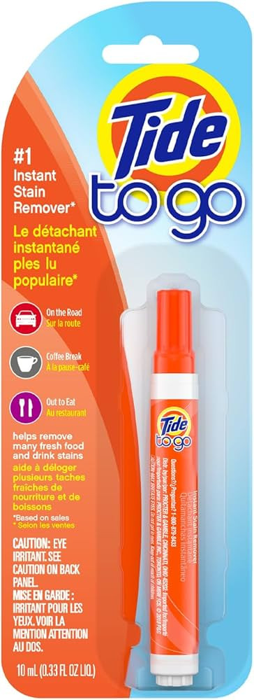 Tide Stain Remover for Clothes, Tide To Go Pen,  Instant Spot Remover for Clothes, Travel & Pock... | Amazon (US)