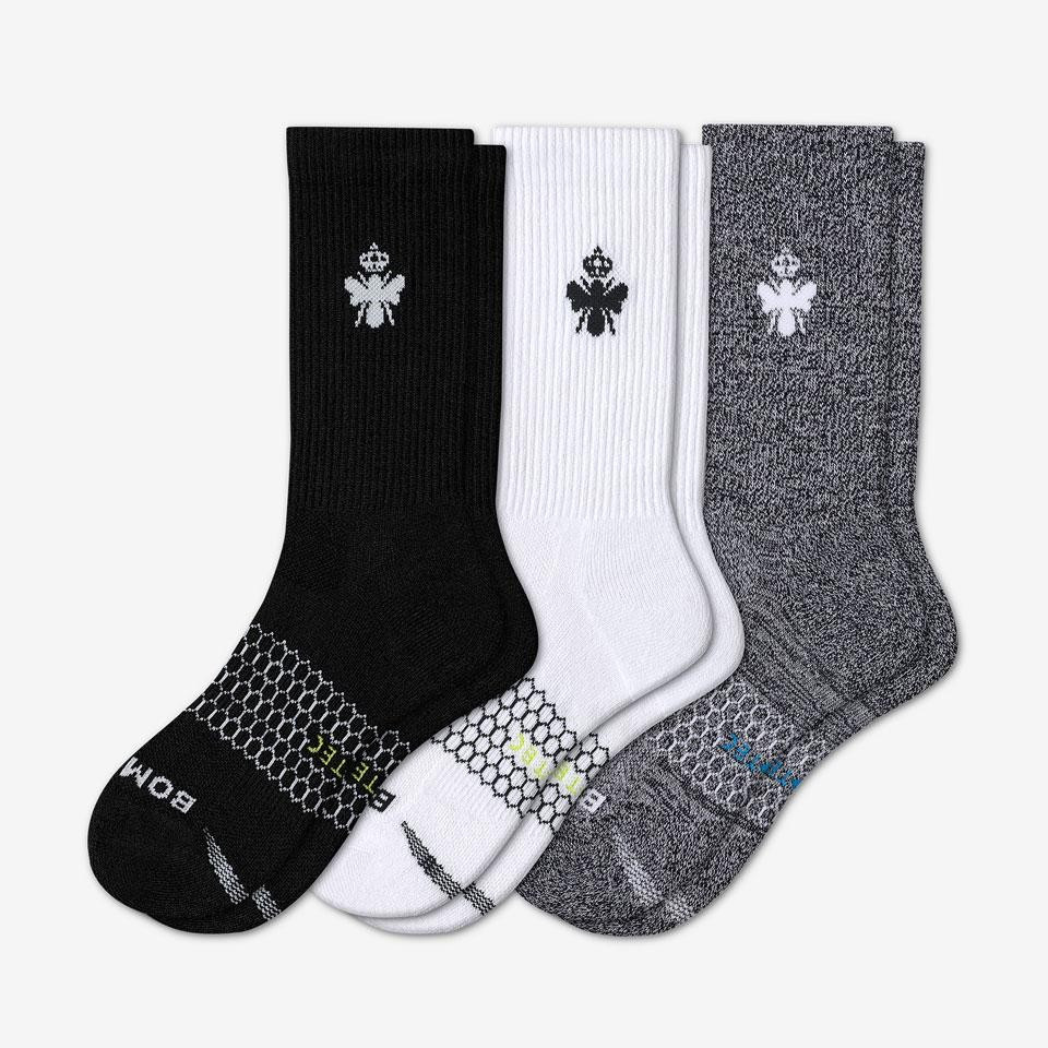 Men's All-Purpose Performance Calf Sock 3-Pack | Bombas