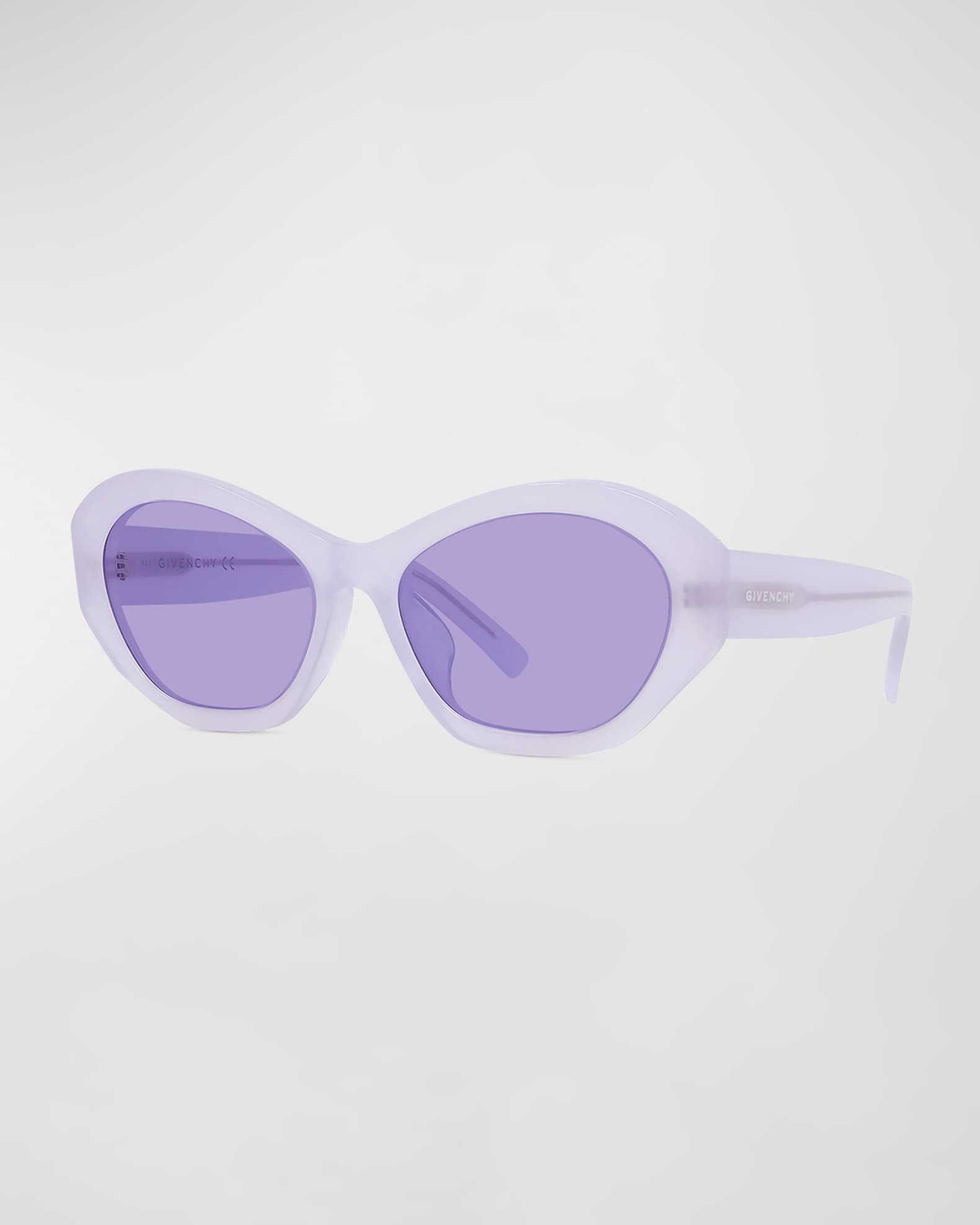 Oval Acetate Sunglasses | Neiman Marcus