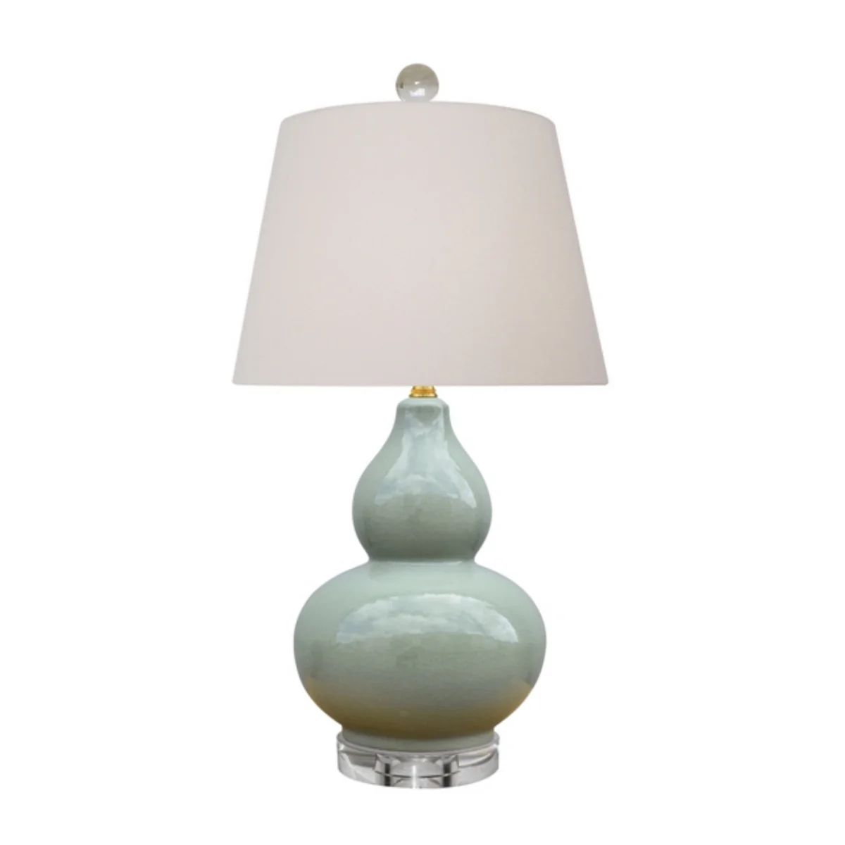 Celadon Double Gourd Lamp | Mintwood Home