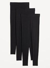 High-Waisted Leggings 3-Pack For Women | Old Navy (US)