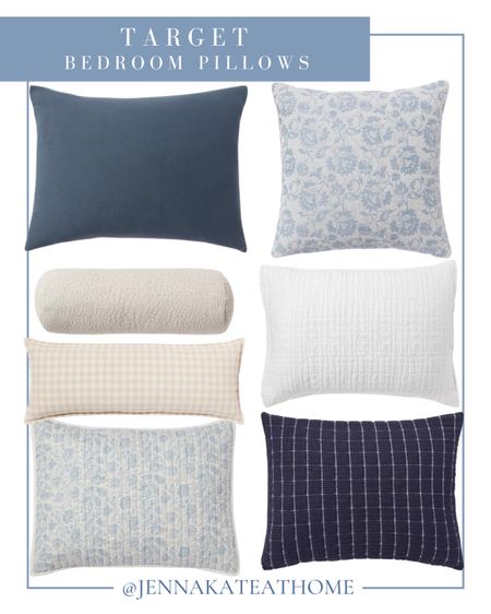 Target pillows and pillow shams for your coastal style home decor, bedroom refresh

#LTKFamily #LTKHome