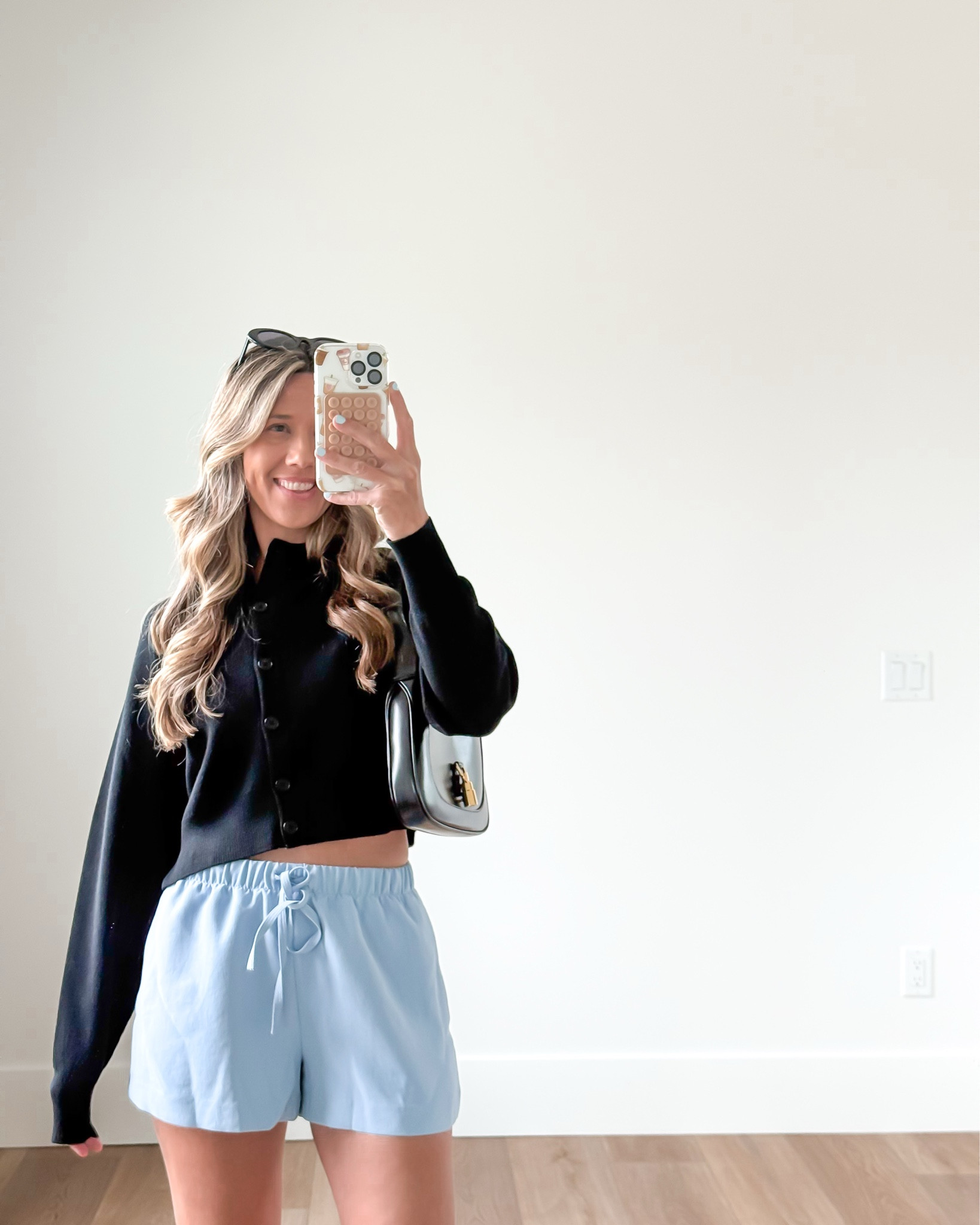 Date night outfit
Small in cardigan and shorts 

#LTKOver40 #LTKootd
