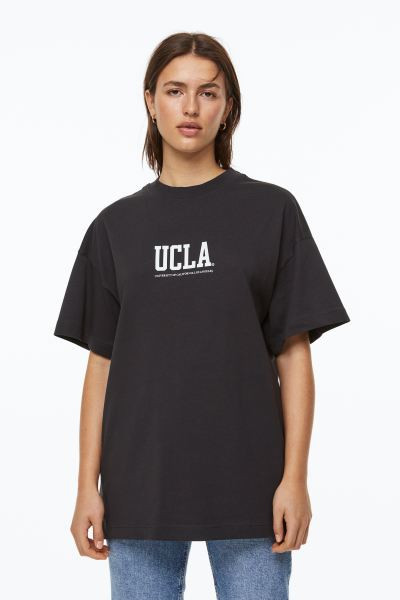 Long Printed T-shirt | H&M (US + CA)