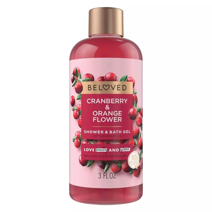 Beloved Cranberry & Orange Flower Mini Shower Gels - 3 fl oz | Target