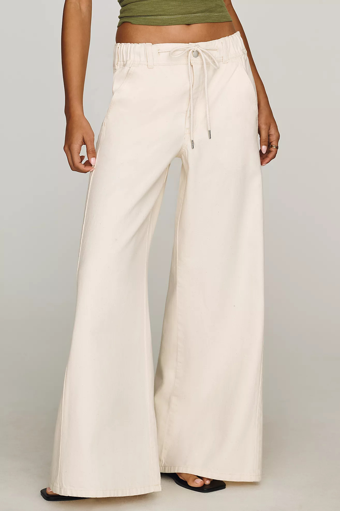 Pilcro Adi High-Rise Wide-Leg Jeans | Anthropologie (US)