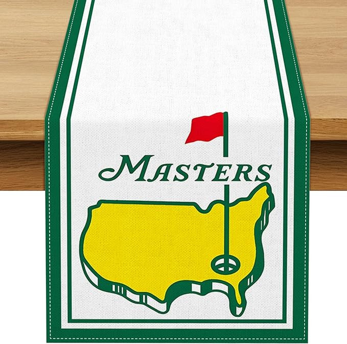 Masters Tournament Table Runner Masters Golf Party Decorations Dining Room Home Kitchen Table Dec... | Amazon (US)
