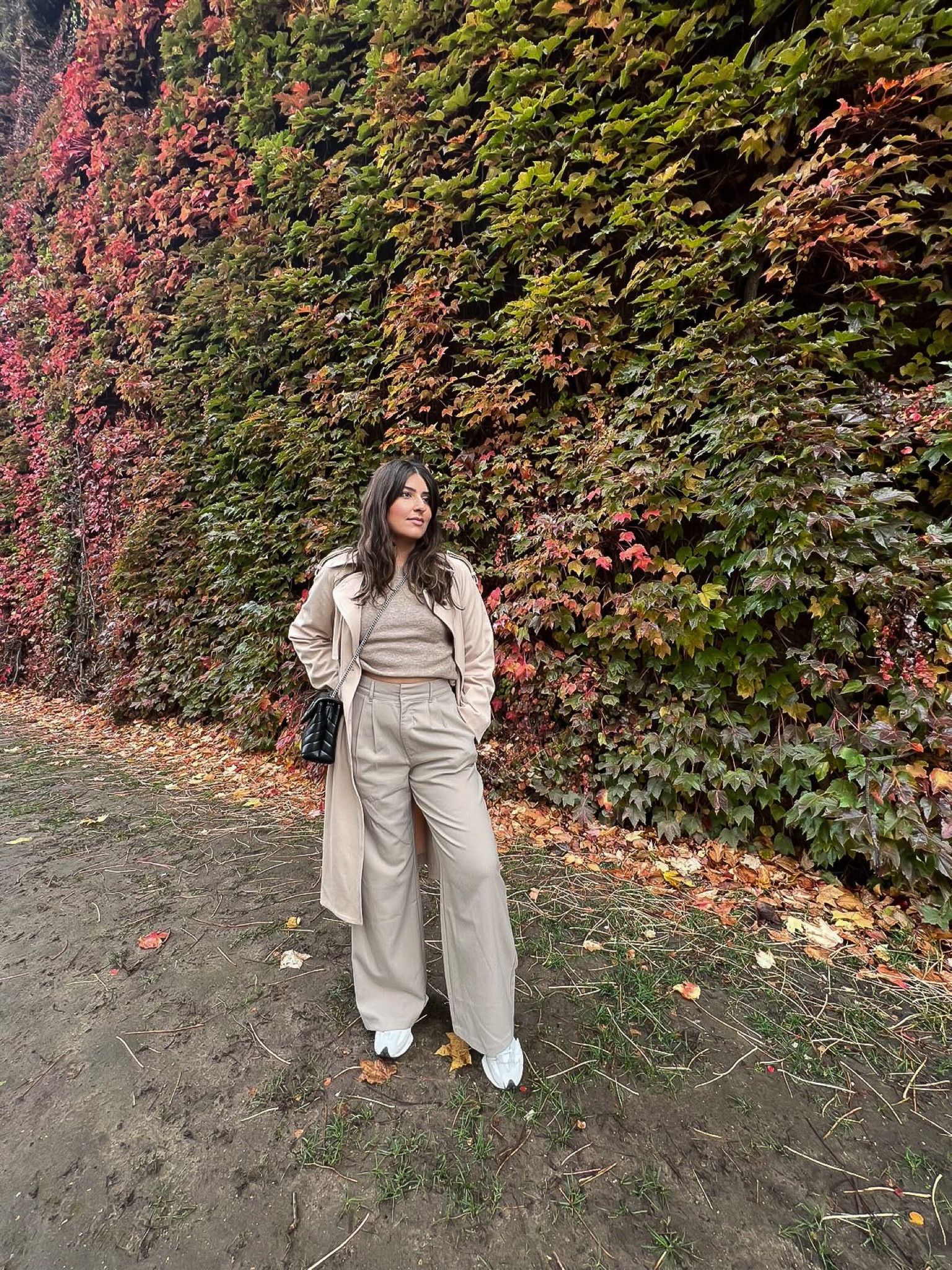 Neutral outfit 
Capsule wardrobe
Affordable fashion
Trench coat, sweater, wide leg trousers, new balance, sneakers 

#LTKstyletip #LTKunder100 #LTKunder50