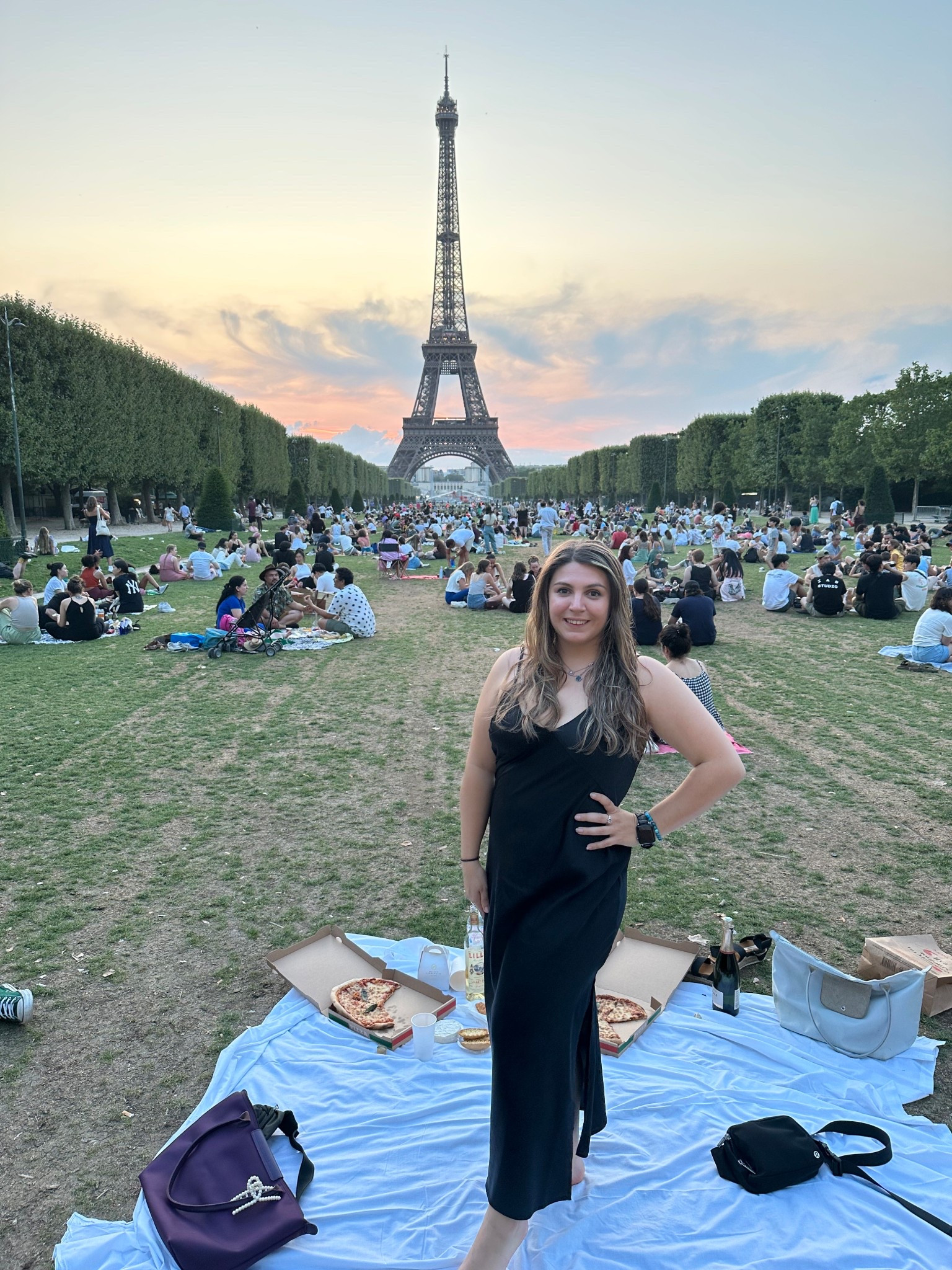 Picnic under the Eiffel Tower? Oui, oui 🥐🍷✨ Paris makes everything feel like a movie — sharing links to this dreamy outfit that felt just right for a day of baguettes, bubbles, and views 💫 #ParisMoments #PicnicInParis #paris #europe 

#LTKStyleTip #LTKMidsize #LTKSeasonal