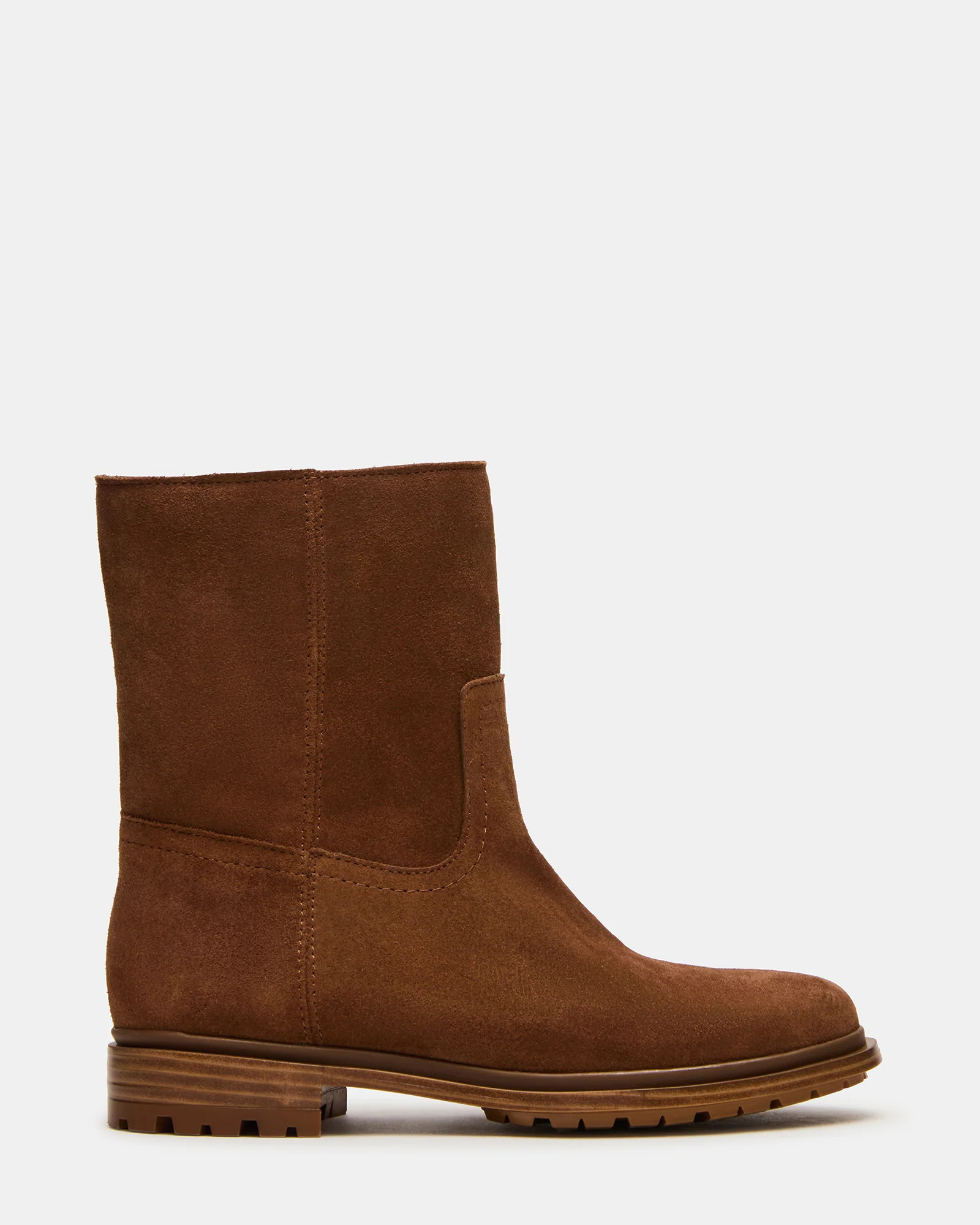 BATES Brown Suede Women's Boot | Steve Madden (US)