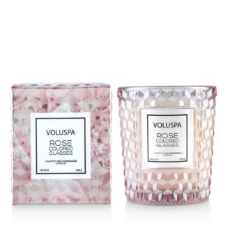 Rose Colored Glasses Embossed Glass Candle 6.5 oz. | Bloomingdale's (US)