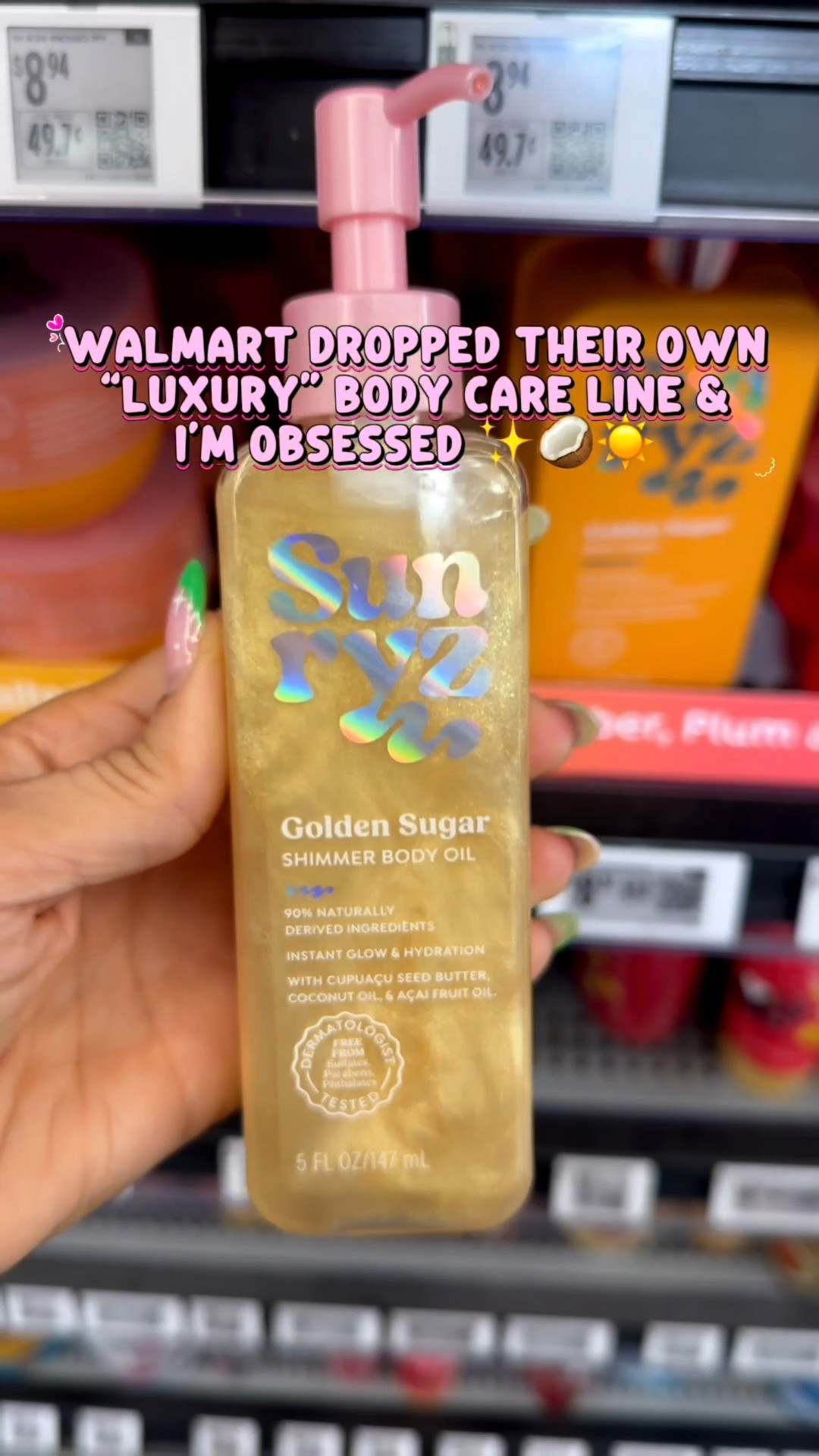 Okayyyy Walmart 👀✨
The new SunRyz body care collection is giving expensive vacation vibes without the expensive price tag.

From the warm pistachio + vanilla scents to the glowy body oils and whipped creams… this line feels WAY more high-end than $7.97 😍

The Golden Sugar scent?!
Absolutely smells like the rich girl version of summer ☀️🥥✨

#LTKselfcare #LTKSaleAlert #LTKBeauty
