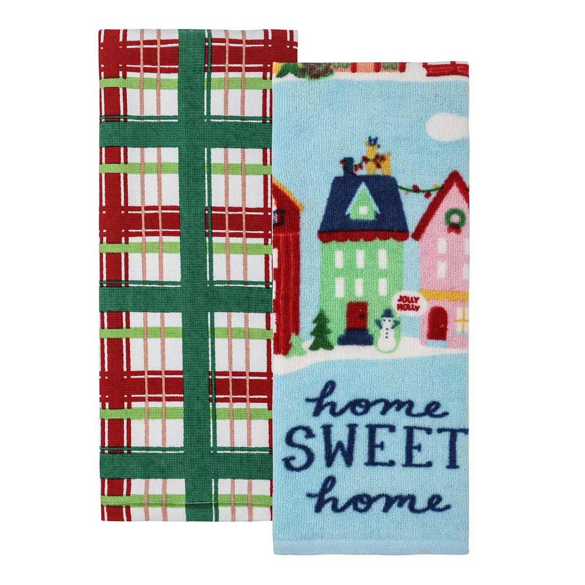 St. Nicholas Square® 2-Pack Townhouses Kitchen Towels | Kohl's