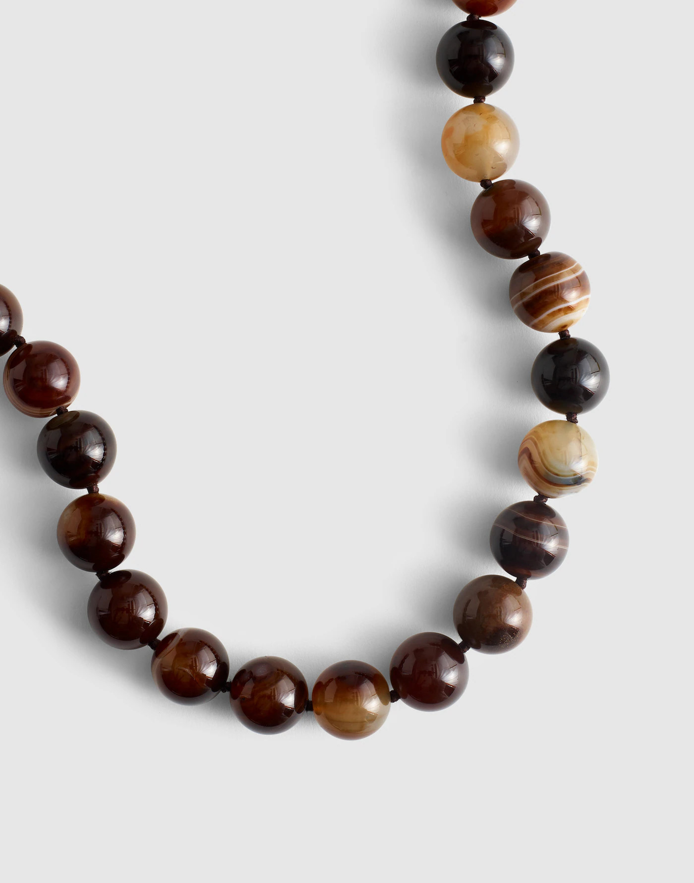 Semiprecious Oversized Beaded Choker Necklace | Madewell