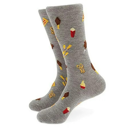 Disney Parks Food Icon Gray Socks - Pizza Dole Whip Mickey IceCream Popcorn Pizza | Walmart (US)
