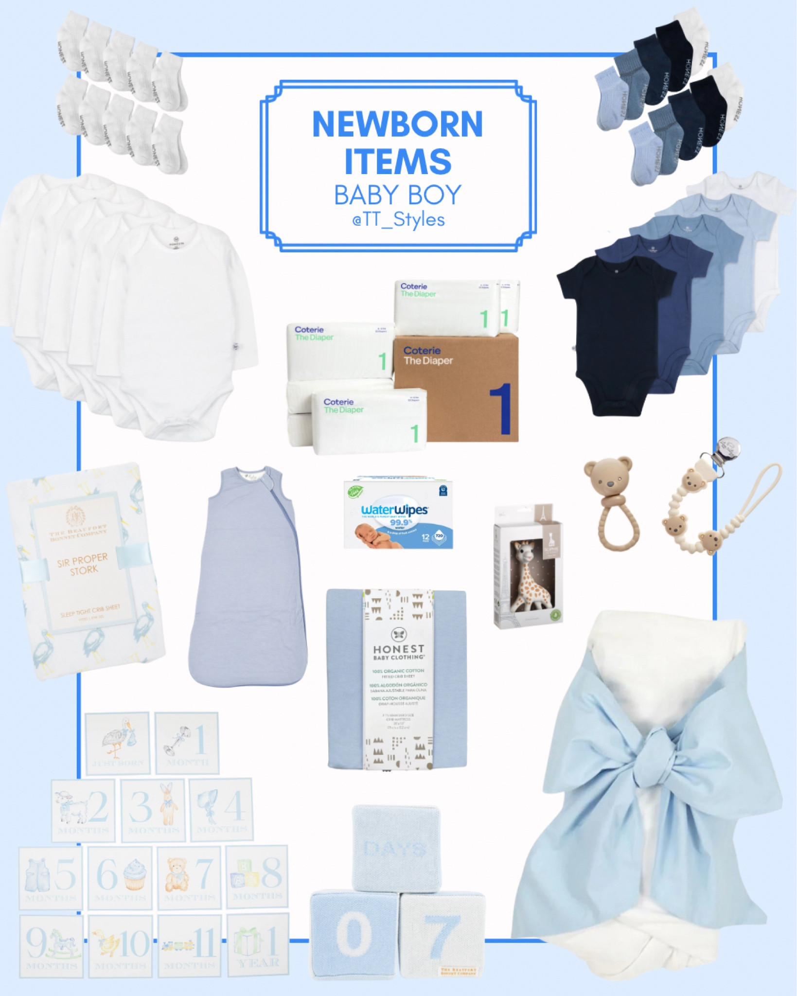 Baby BOY Newborn Items🍼🩵 

#LTKBump #LTKBaby #LTKFamily