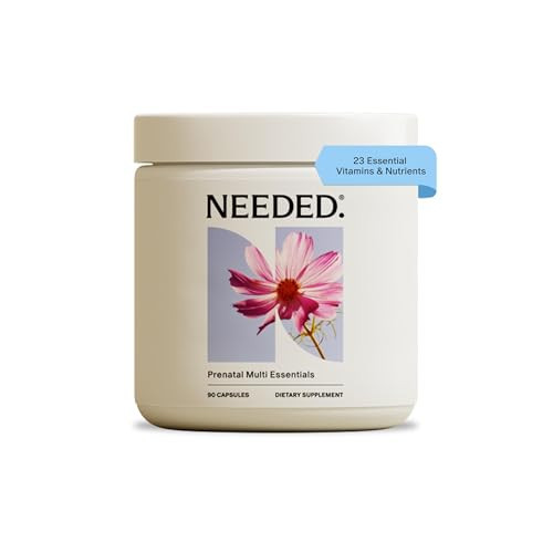 Needed. Multivitamin for Prenatal | Prenatal Multi Essentials Capsule - Pregnancy, Breastfeeding, Postpartum | Expertly-Formulated & Third-Party Tested, | 30-Day Supply | Amazon (US)