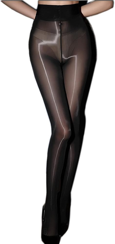 HTRUIYA Women Shiny Sheer Pantyhose 8D High Density Tights Anti Snag High Waist Silk Pantyhose | Amazon (US)