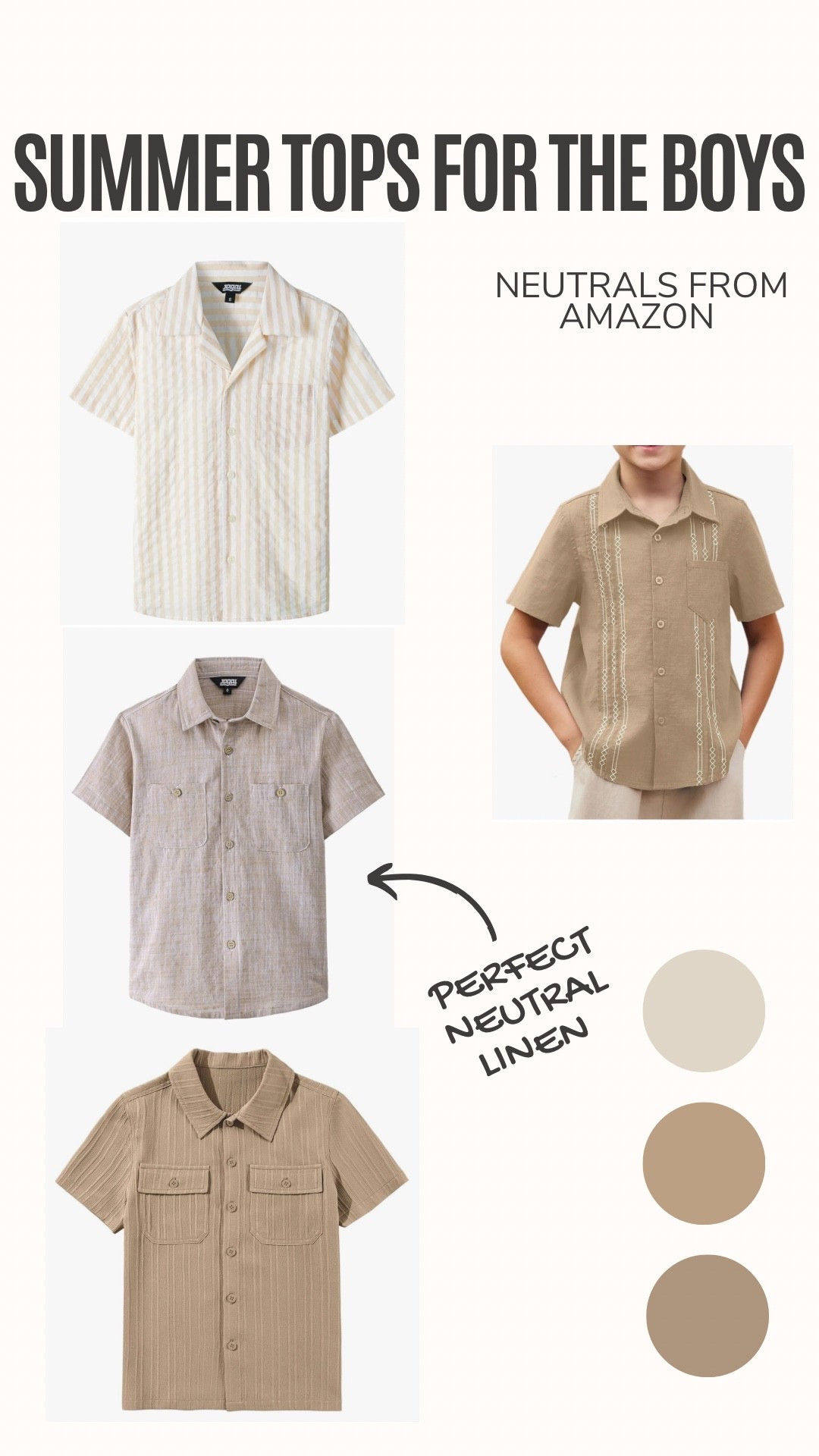 Love the texture and subtle details in these perfect tops for boys at your summer family session  

#LTKSummerEdit #LTKStyleTip