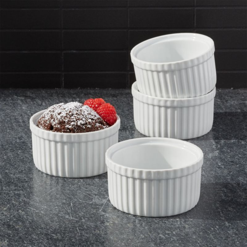 Small Ramekins, Set of Four + Reviews | Crate & Barrel | Crate & Barrel