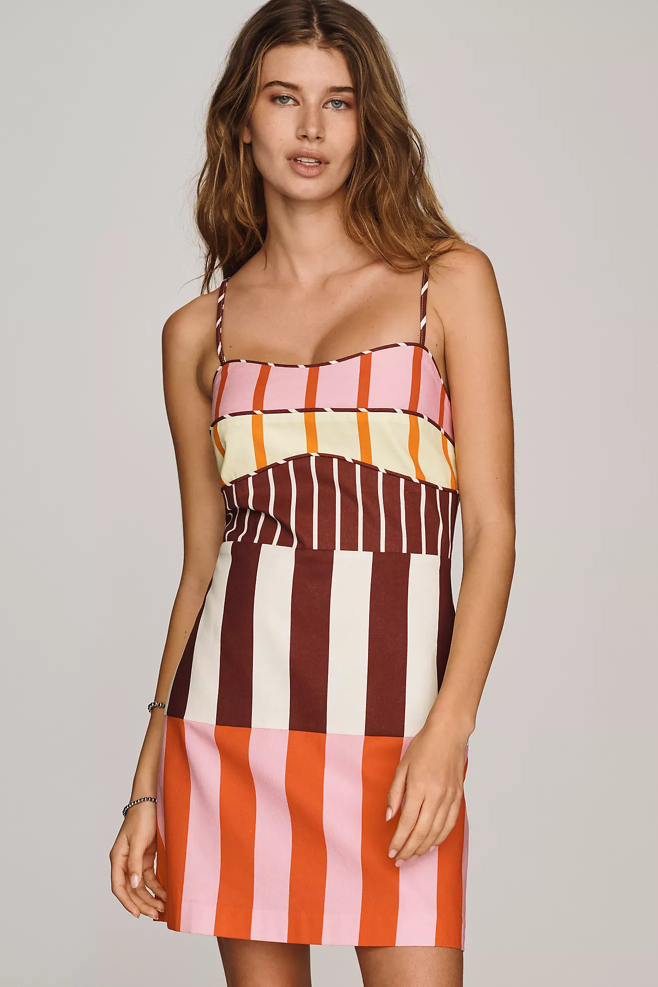 English Factory Cotton Mixed Print Mini Dress | Anthropologie (US)