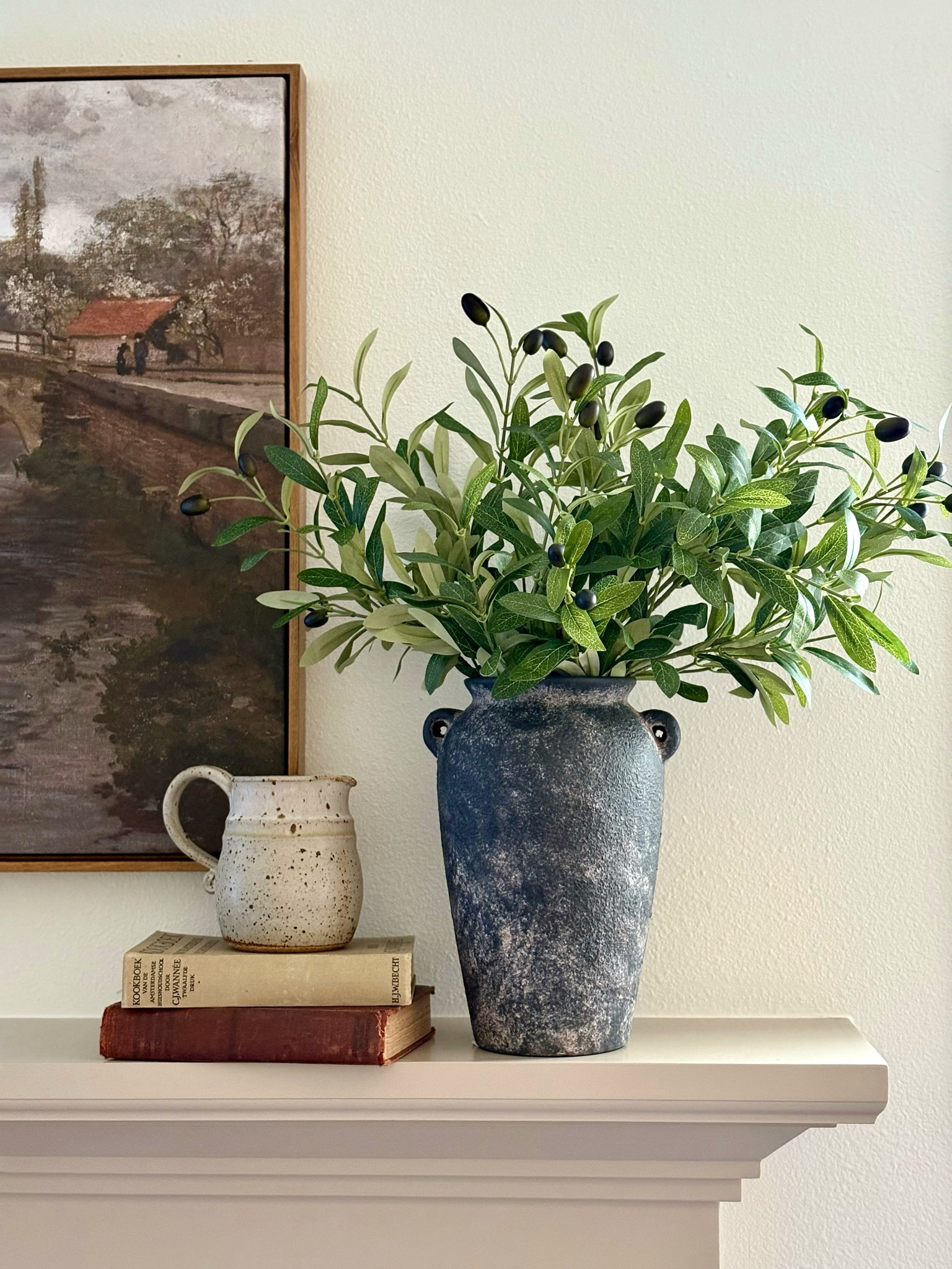 New vase and olive branches… now I just have to decide whether I want it on my mantle or as the centerpiece on my table! 😍

Amazon finds, mantle decor, floral, fake plants, terra cotta vase, farmhouse, distressed, transitional style, textured stoneware, vintage, centerpieces, vintage finds, antiques

#LTKSeasonal #LTKFindsUnder50 #LTKHome