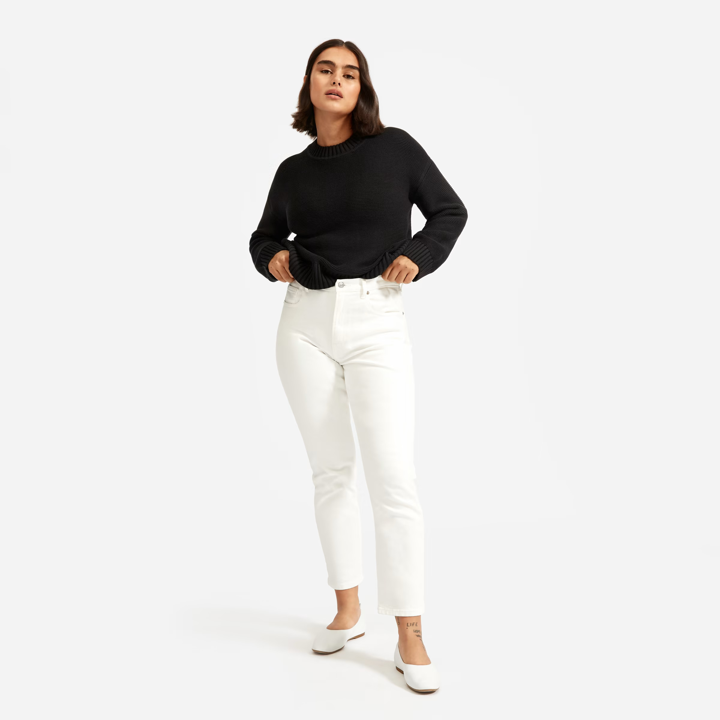 The Link-Stitch Crewneck Sweater | Everlane