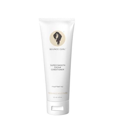 Bounce Curl Super Smooth Cream Conditioner, Lightweight Conditioner Infused with Aloe & Safflower Oil, Hydrating Formula For Fine and Medium Hair Textures, Color Safe & Vegan (8 oz) | Amazon (US)