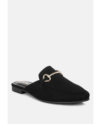 Women's Alpine Horsebit Detail Mules | Macy's