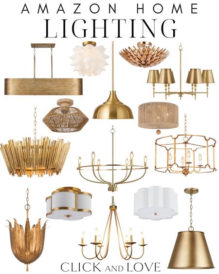 Amazon home lighting! Switching out fixtures is an easy way to elevate your space ✨ I love these golden chandelier and flush mount options!

Lighting, Amazon lighting, budget friendly lighting, flush mount lighting, semi flush mount lighting, pendant, chandelier, Amazon, Amazon home, Amazon must haves, Amazon finds, Amazon home decor, Amazon furniture, metallic lighting finds #amazon #amazonhome

#LTKfindsunder100 #LTKstyletip #LTKhome