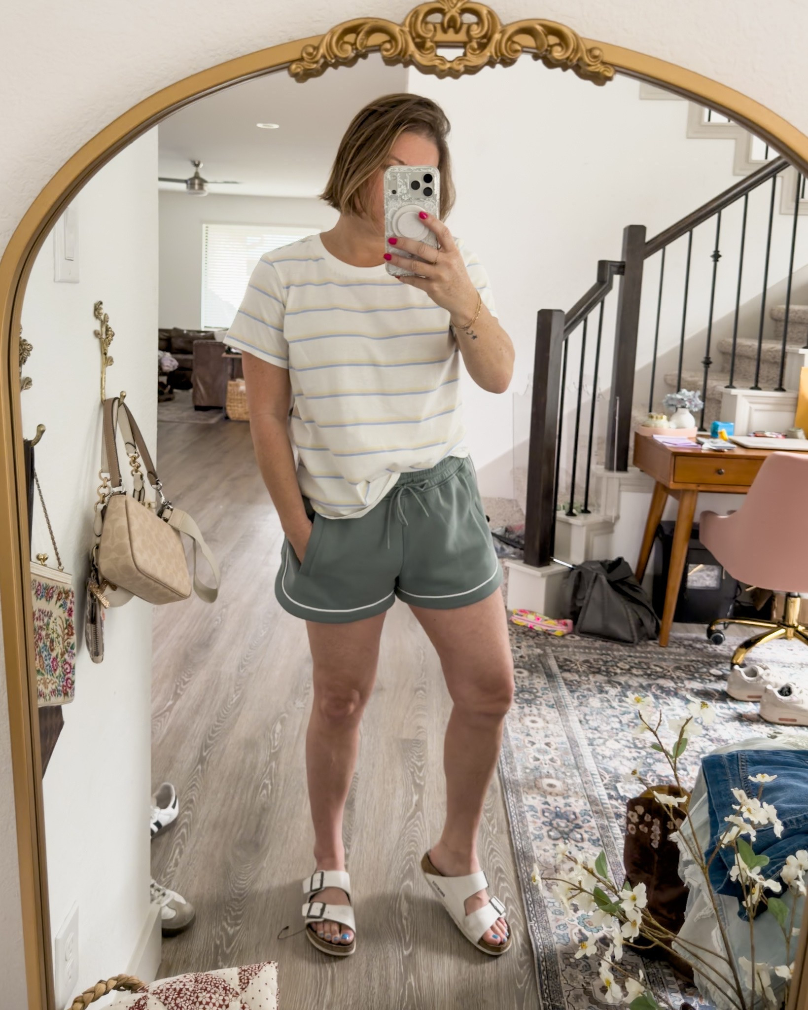 Can’t stop wearing these shorts! So soft - scuba knit - with pockets - from Walmart!  And Under $20!!