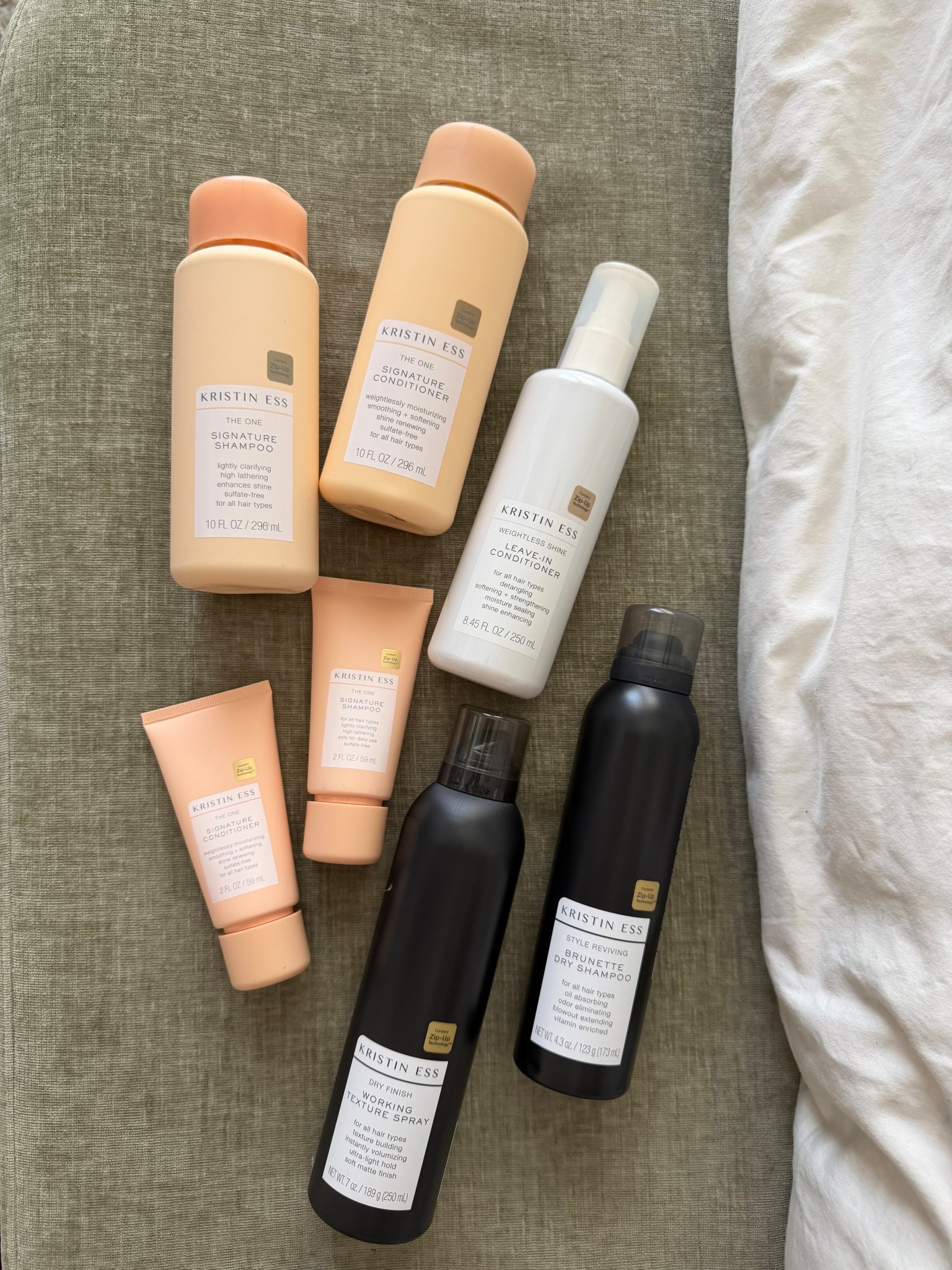 Hair products, Kristin Ess products, hair care