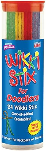 Wikki Stix for Doodlers - Kid's Travel Essential: Portable Creativity On-The-Go! Pack of 24 Wikki... | Amazon (US)