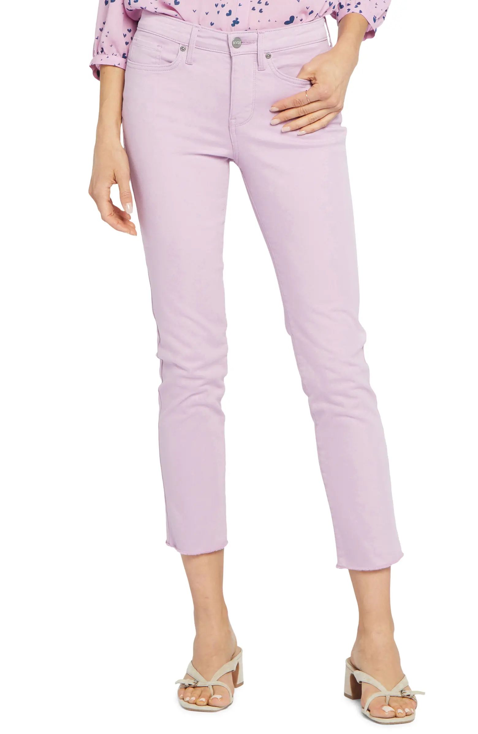 Sheri Ankle Fray Hem Slim Jeans | Nordstrom