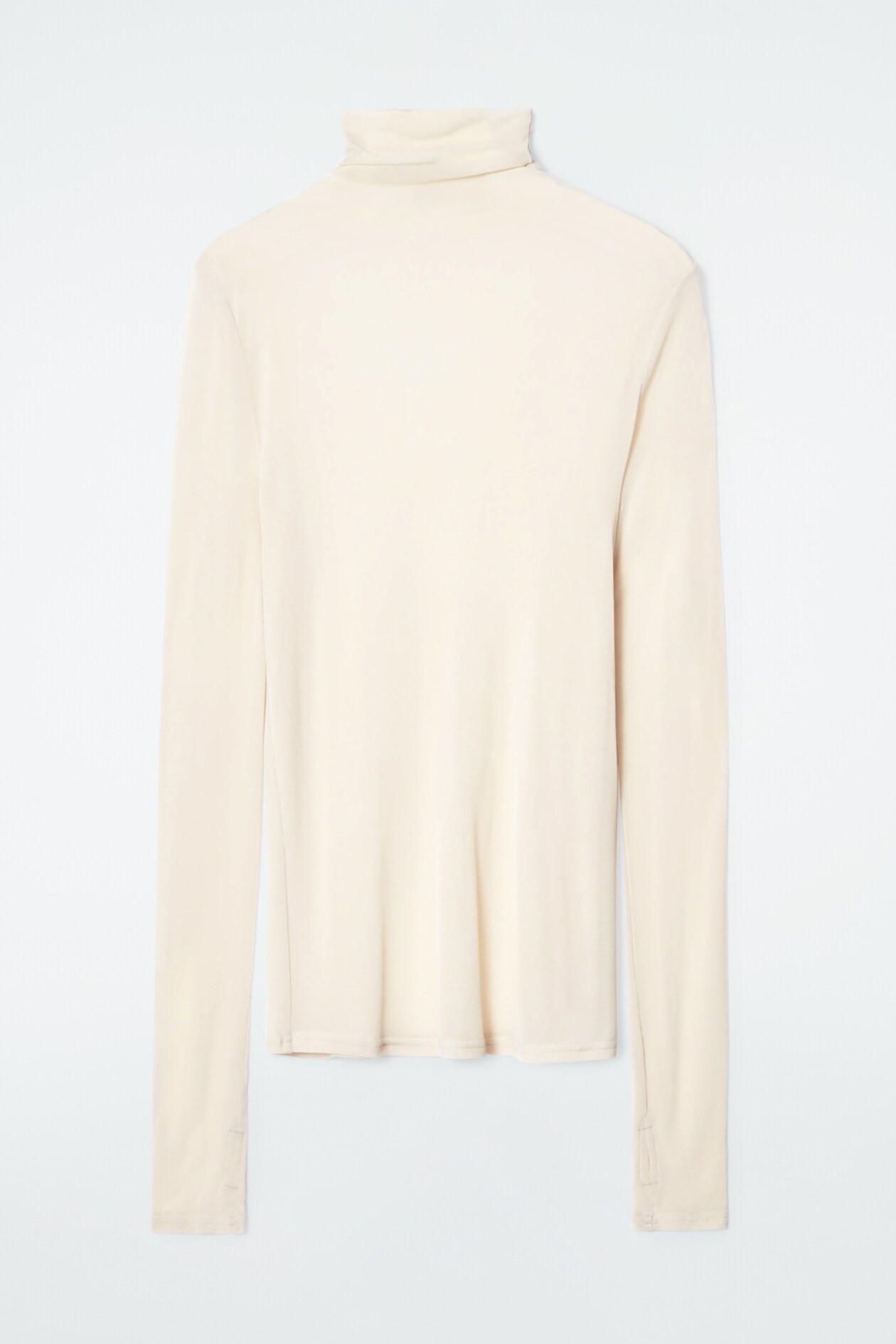 SLIM SILK TURTLENECK TOP | H&M (UK, MY, IN, SG, PH, TW, HK)