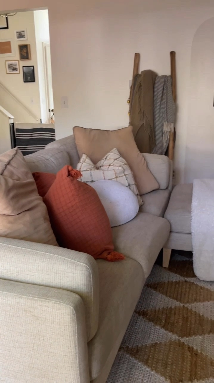 What do you think!? I’ve always envisioned having the furniture like this, but now that I’ve done it, I’m not sure!?

I’m going to live with it for a bit & see how it works with our family. 

That’s the beauty of rearranging, you can always move it back!




#LTKFindsUnder100 #LTKStyleTip #LTKHome