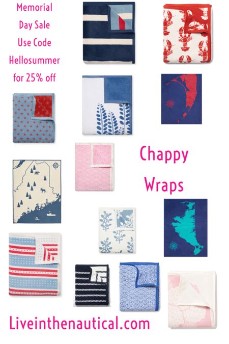 Memorial Day Sales have begun and Chappy Wrap is having 25% off select styles with code Hellosummer. They make great gifts, and would be perfect for Father’s Day and/or the beach

#LTKGiftGuide #LTKsalealert #LTKFind