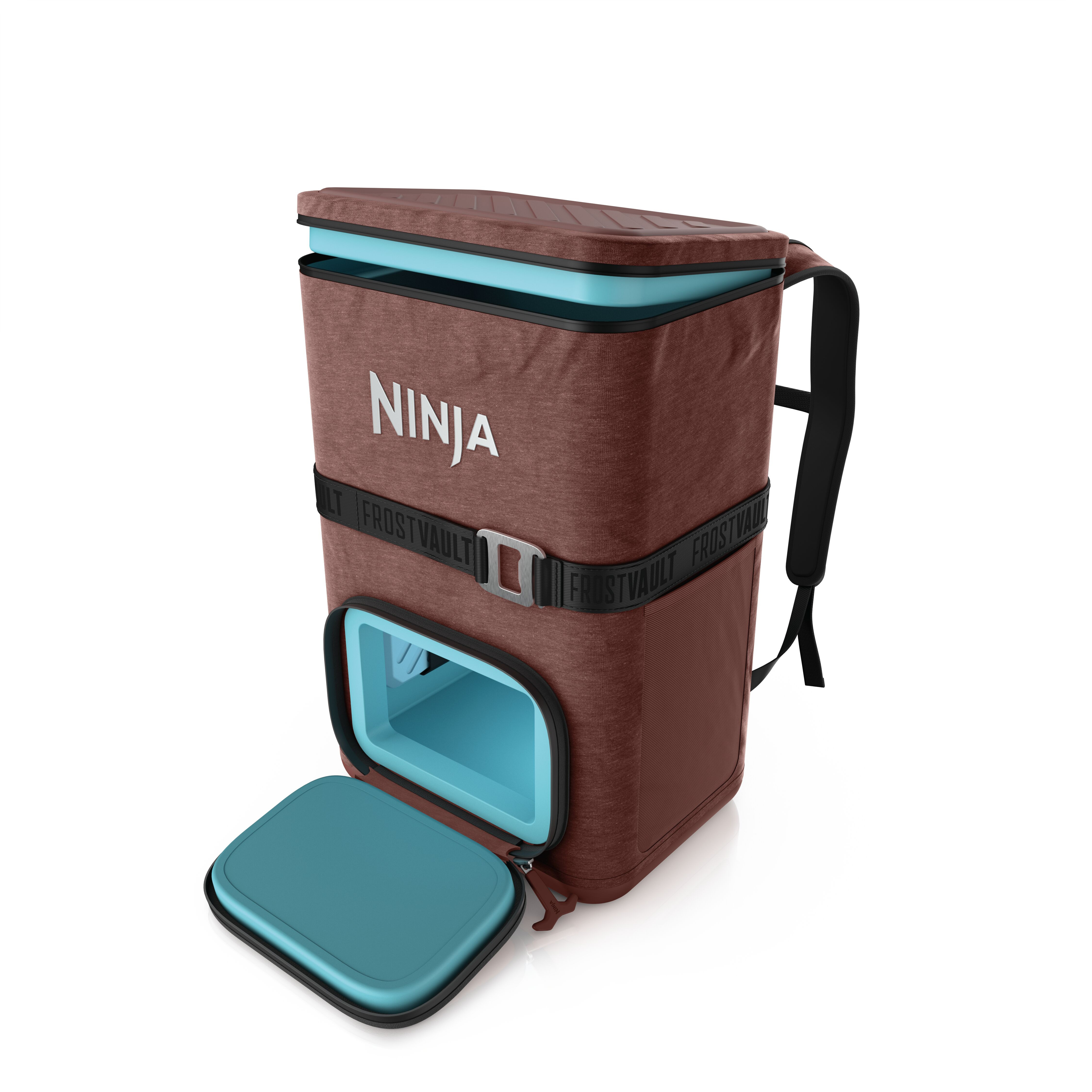 Ninja FrostVault 36 Can Backpack Cooler in Canyon Red | FF136MR | SharkNinja | SharkNinja